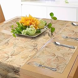 Ambesonne Vintage Table Runner & Placemats, Birds