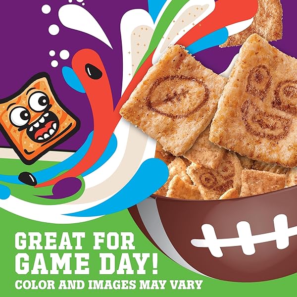 CINNAMON TOAST CRUNCH BREAKFAST CEREAL, CRISPY CINNAMON CEREAL, GIANT SIZE, 27 OZ