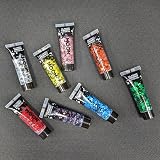 Moon Glitter Classic Chunky Face & Body Glitter Gel Red 12ml Cosmetic view 2