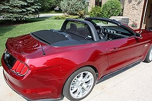 Love The Drive Mustang Convertible 2015 to 2022 Trade; Wind Deflector Compatible with a CDC Lightbar, Saleen Lightbar, Roush 