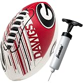 Franklin Sports NCAA Football - Youth Mini Football - 8.5" SPACELACE Easy Grip Texture - Perfect for Kids
