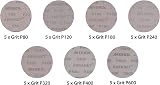 Mirka Abranet 125 mm Net Sanding Discs Mix-Pack 5 of Each Grit 80-600 view 4