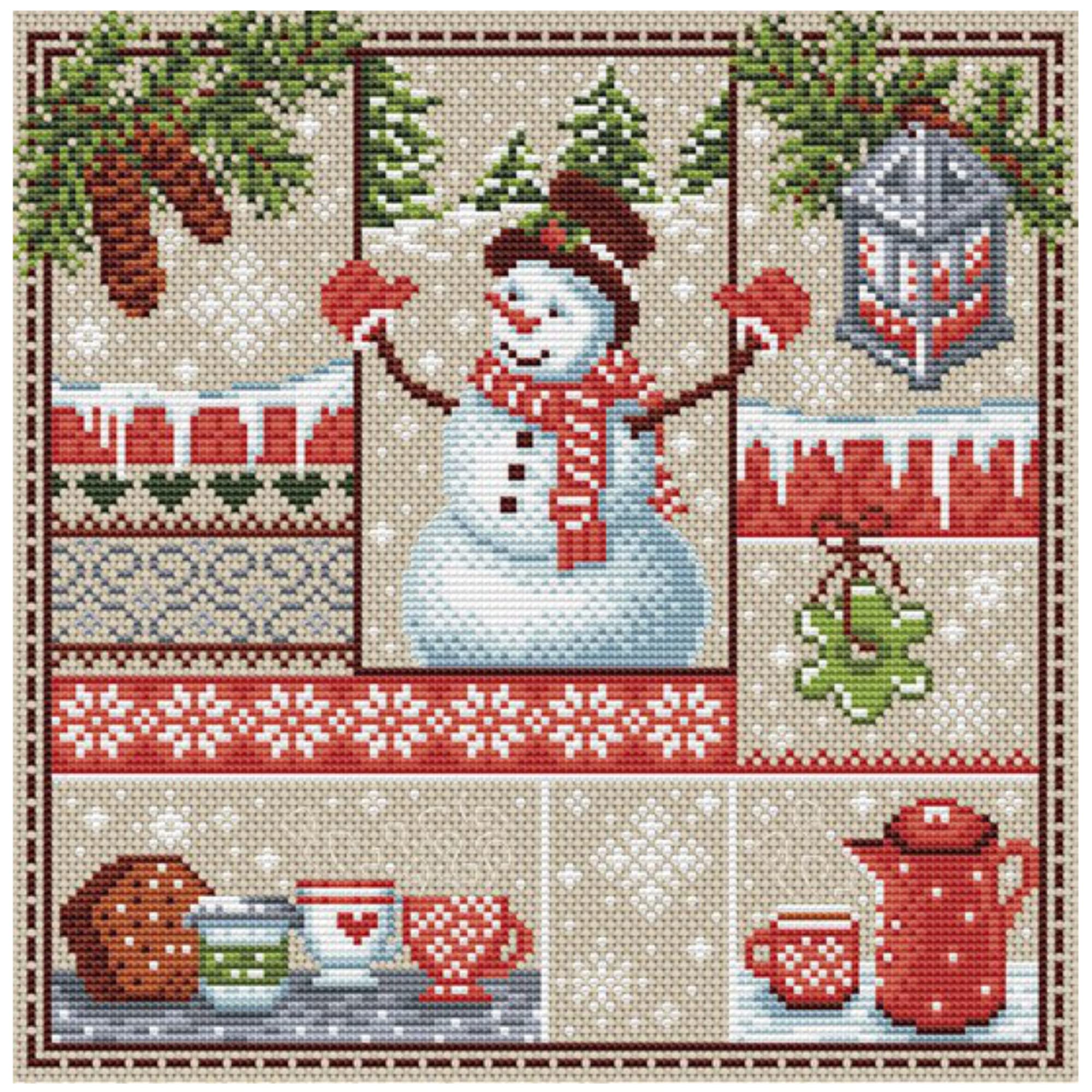 VDV Cross Stitch Kit - Happy Holidays!