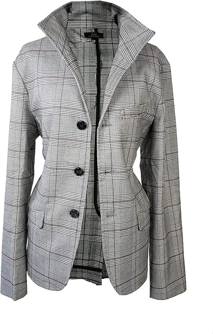 Saganstyle サガンスタイル イタリアンカラージャケット ショート丈 メンズ グレンチェック B 01 ブラック L コート ジャケット 通販 Amazon