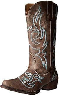 Amazon Com Womens Western Cowgirl Cowboy Boot Cimmaron Round