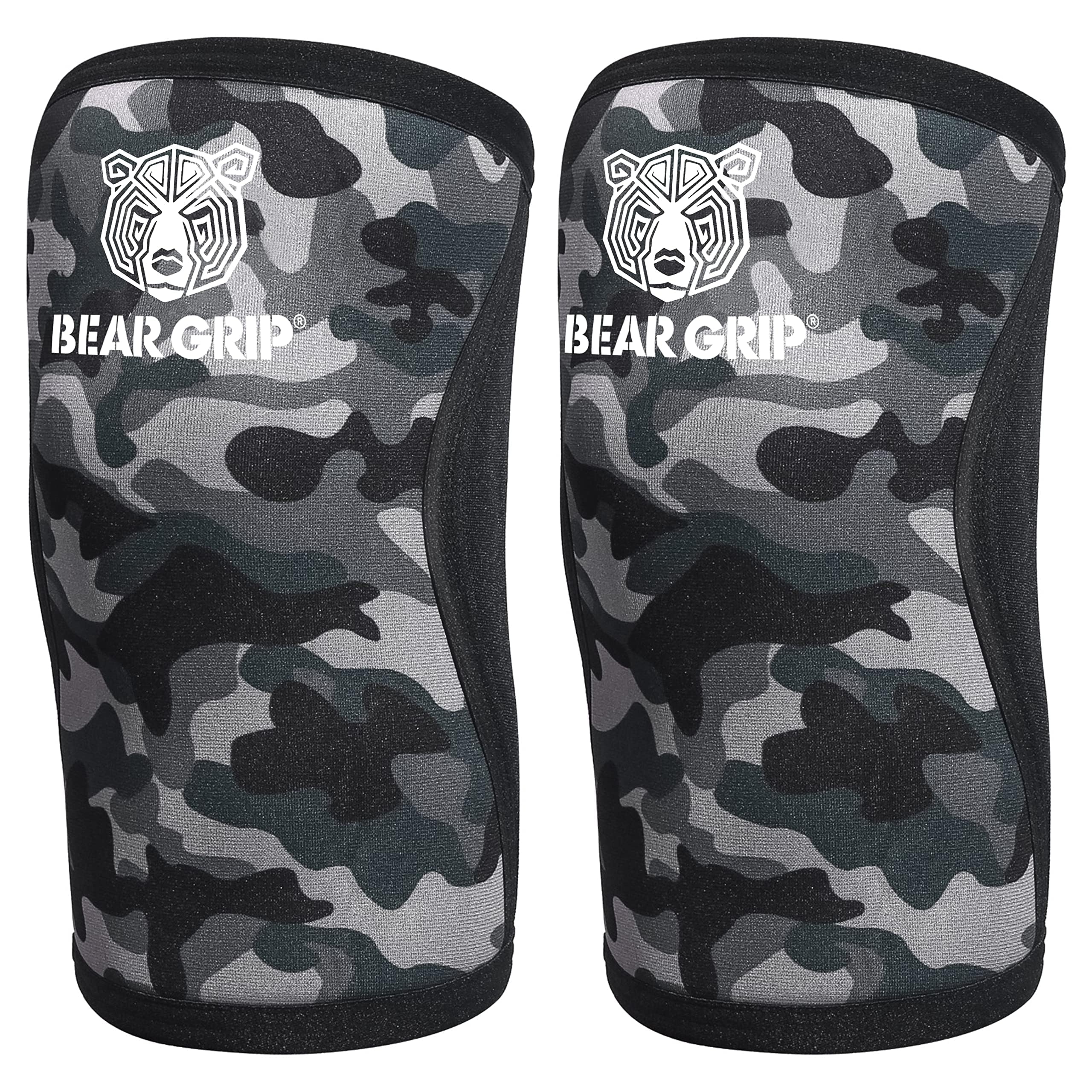BEAR GRIP Premium 7mm Knee Sleeves (Pairs) - XS