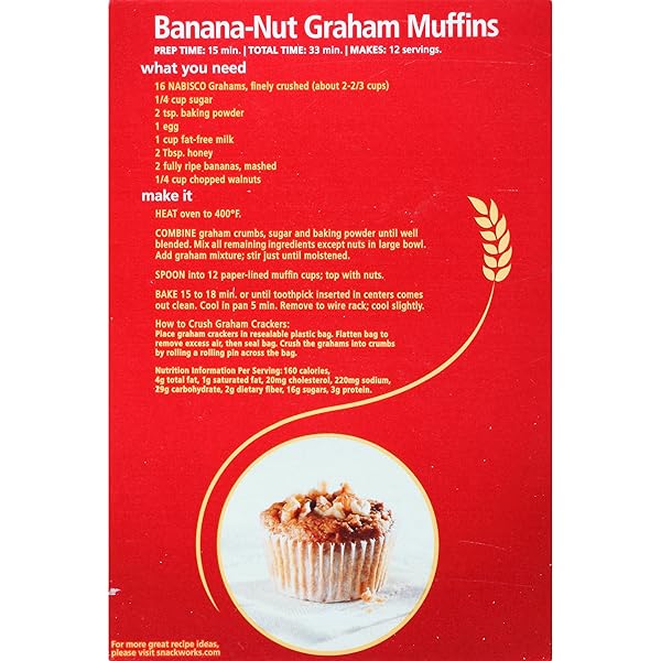 NABISCO GRAHAMS ORIGINAL GRAHAM CRACKERS, 14.4 OZ