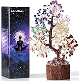 MAIBAOTA 7 Chakra Tree Crystal Tree of Life Decor Birthday Gifts for Women Healing Crystals for Positive Energy Spiritual Gift for Sister and Mom Housewarming Gifts New Home Money Trees Decoration