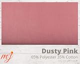 M and J Plain Dusty Pink Fabric 45 inch Wide 112 cm 40 Colours 2 Metre view 2