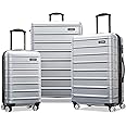 Samsonite Omni 2 Hardside Expandable Luggage with Spinner Wheels, 3-Piece Set (19/24/28), Artic Silver