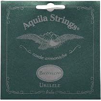 Aquila Bionylon Soprano Ukulele Strings - Low G Set, Eco-Friendly Plant-Derived Nylon Strings