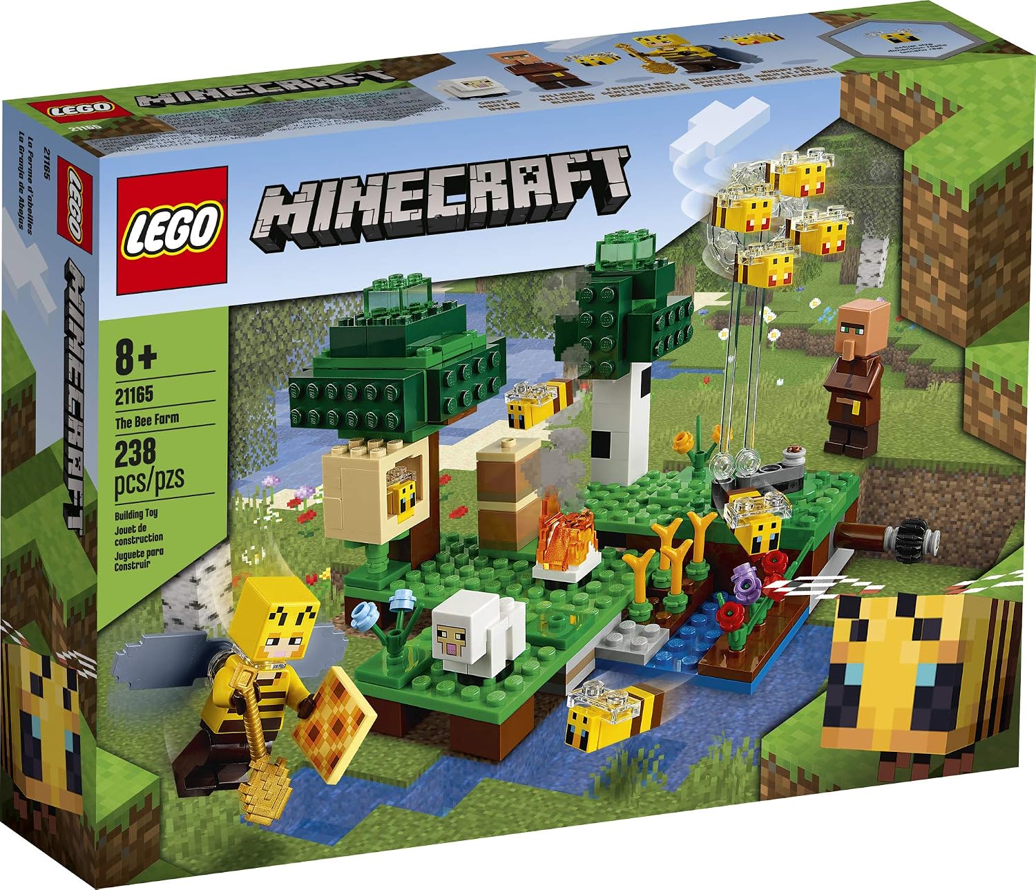 LEGO 21165 Minecraft The Bee Farm, Multicolor, 7 cmx6 cmx13 cm - Image 5