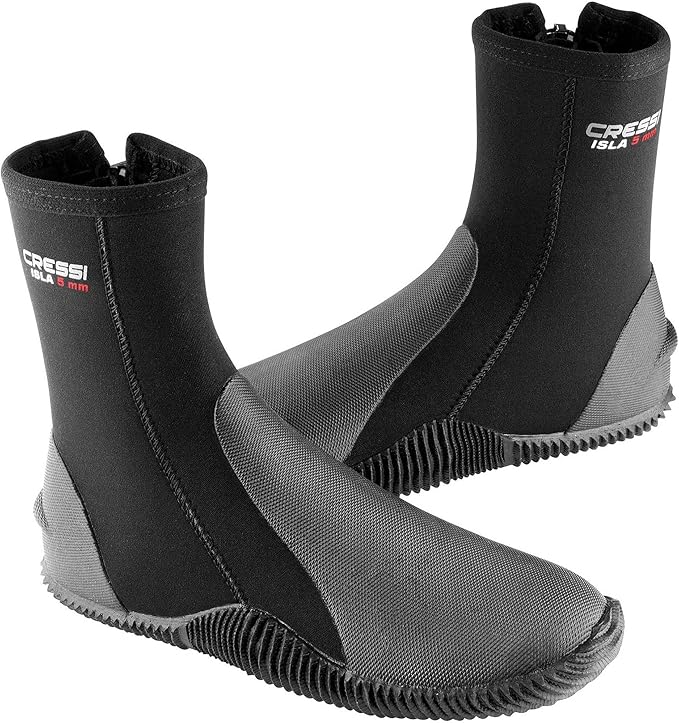 Cressi Neoprene Shoes Boots 3mm, 5mm and 7mm, for Scuba Diving or Walking Amazon.co.uk Sports
