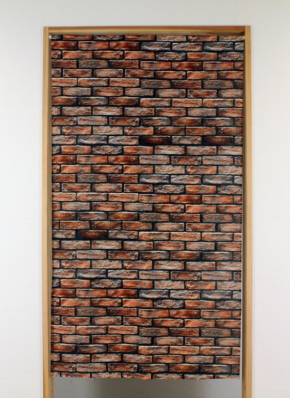 Noren 85x150cm (Japanese Curtain Tapestry) Brick Wall 14445 from Japan