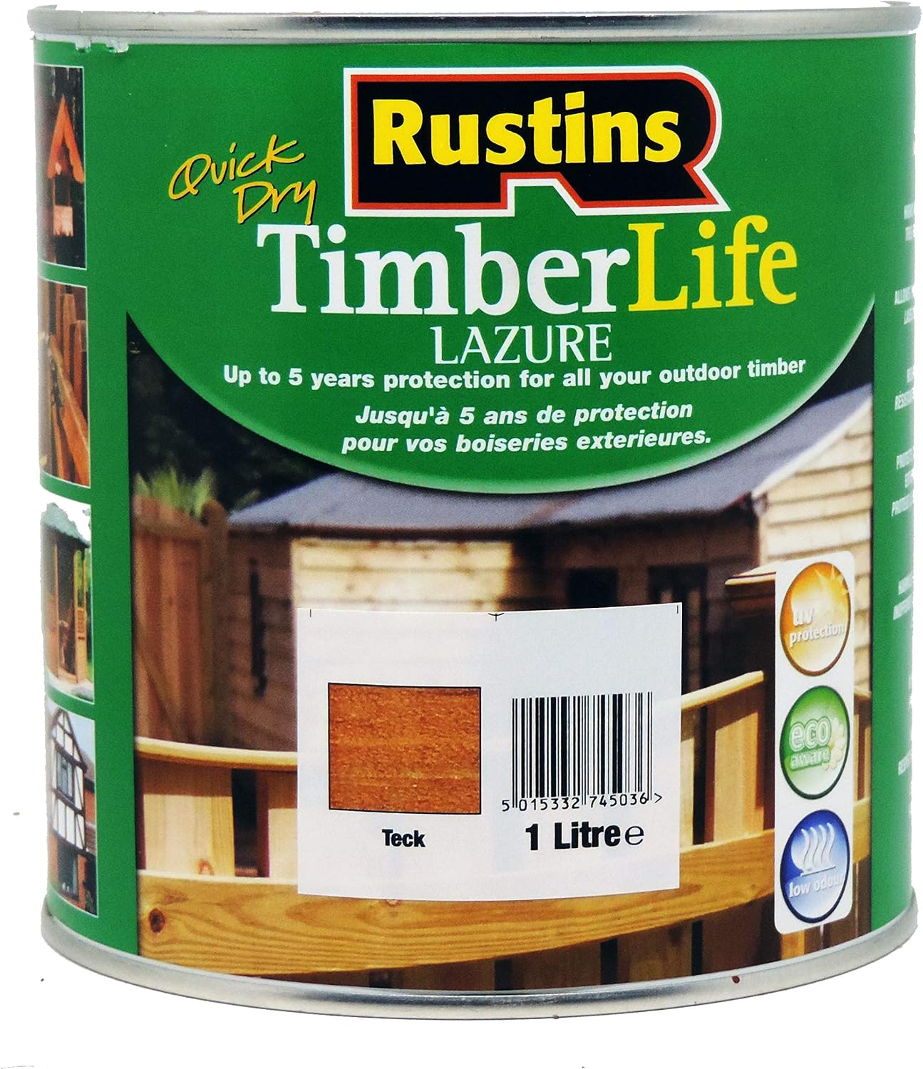 Rustins TLTE1000 1L Timberlife Teak