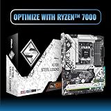 ASRock X670E Steel Legend Motherboard AMD AM5 ATX DDR5 Wi-Fi 6E PCIe5 M.2 view 3