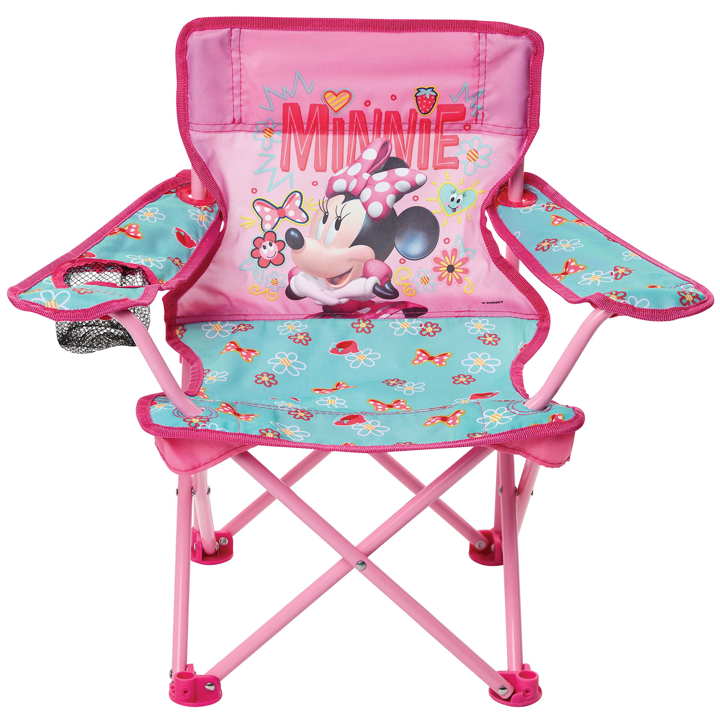 Photo 1 of Minnie Mouse Camp Chair for Kids, Portable Camping Fold N Go Chair with Carry Bag