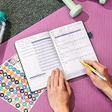 Clever Fox Fitness & Food Journal Nutrition & Workout Planner – Undated, A5 view 6