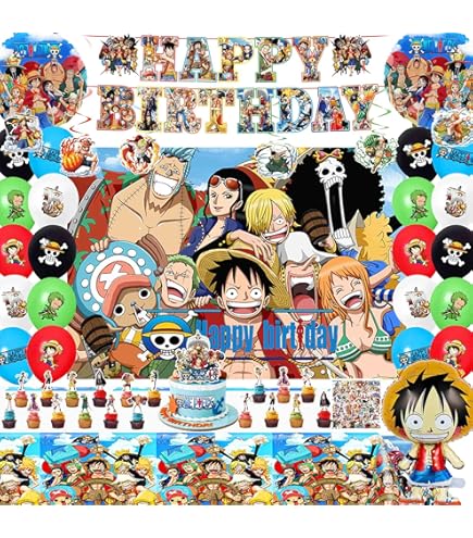 Amazon.com: The Real Pirate King Birthday Card | Anime Greeting