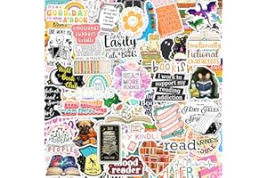 PURAESLA 150pcs Stickers for Kindle | Kindle Stickers Bookish Reading Sticker Pack for Smut Readers | Laptop Water Bottle Computer Accessories| Holographic Waterproof