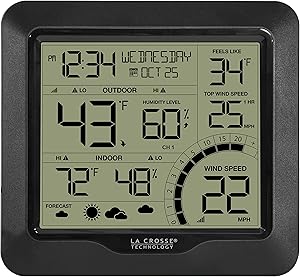 La Crosse Technology 327-1414BW Wind Speed Weather Station