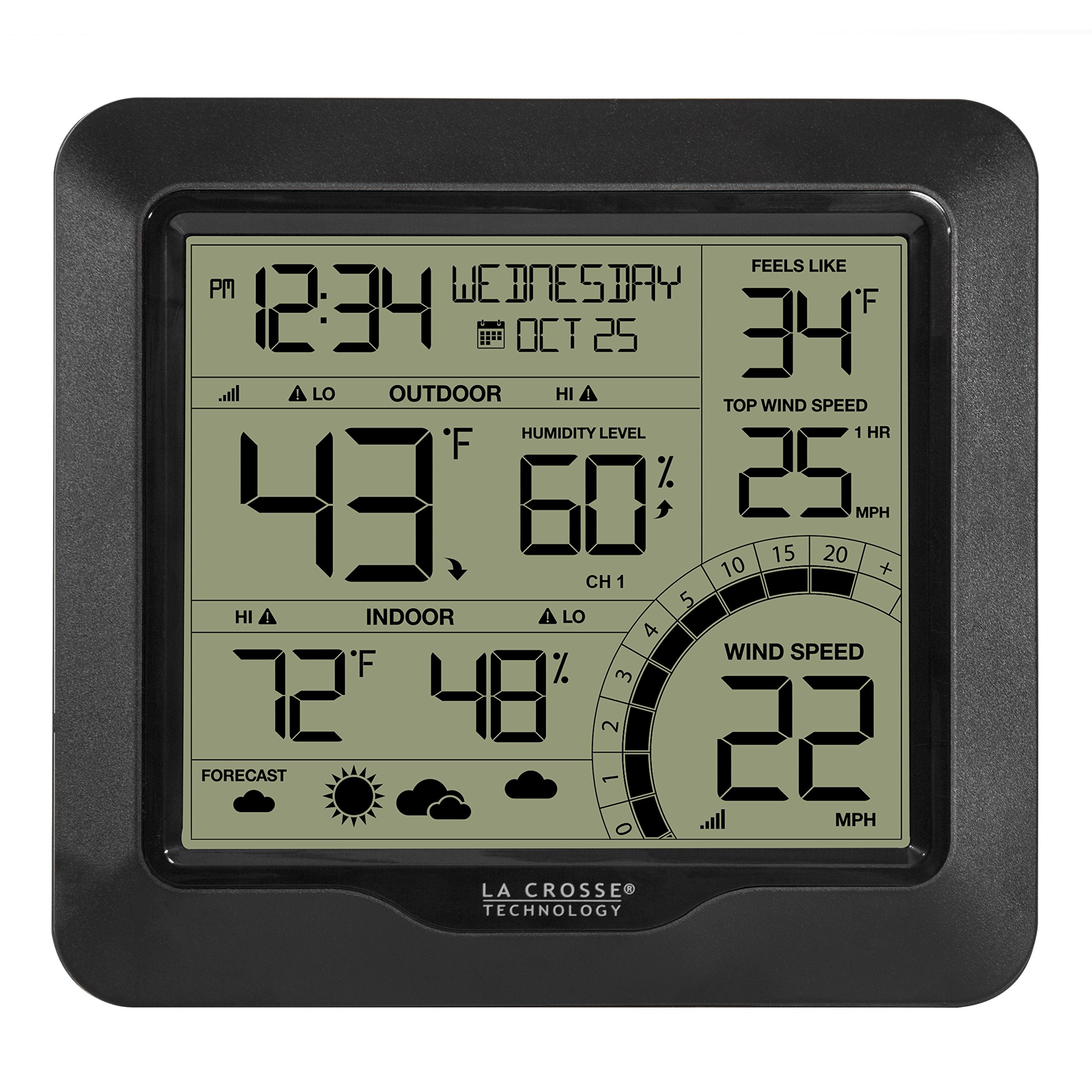 La Crosse Technology 3271414BW Wind Speed Weather Station Buy Online