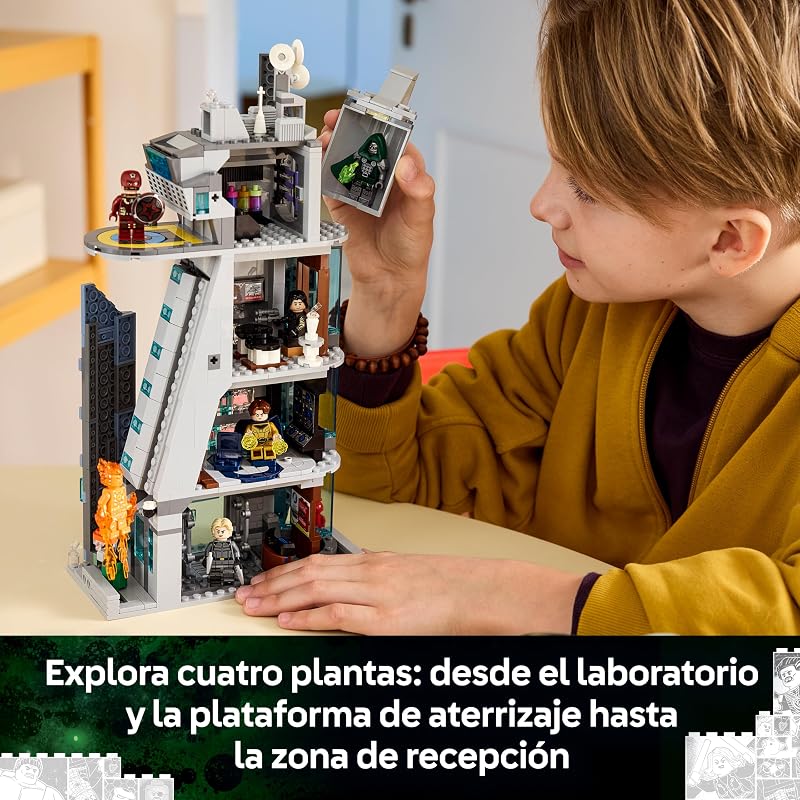 | Marvel Nueva Torre Vengadores de Avengers: Doomsday – Set de Superhéroes de Juguete con 6 Minifiguras inc. Doctor Doom y Bucky Barnes – Regalo para Niños y Fans Adolescentes de 12+ Años – 76352 — foto 4 de 8
