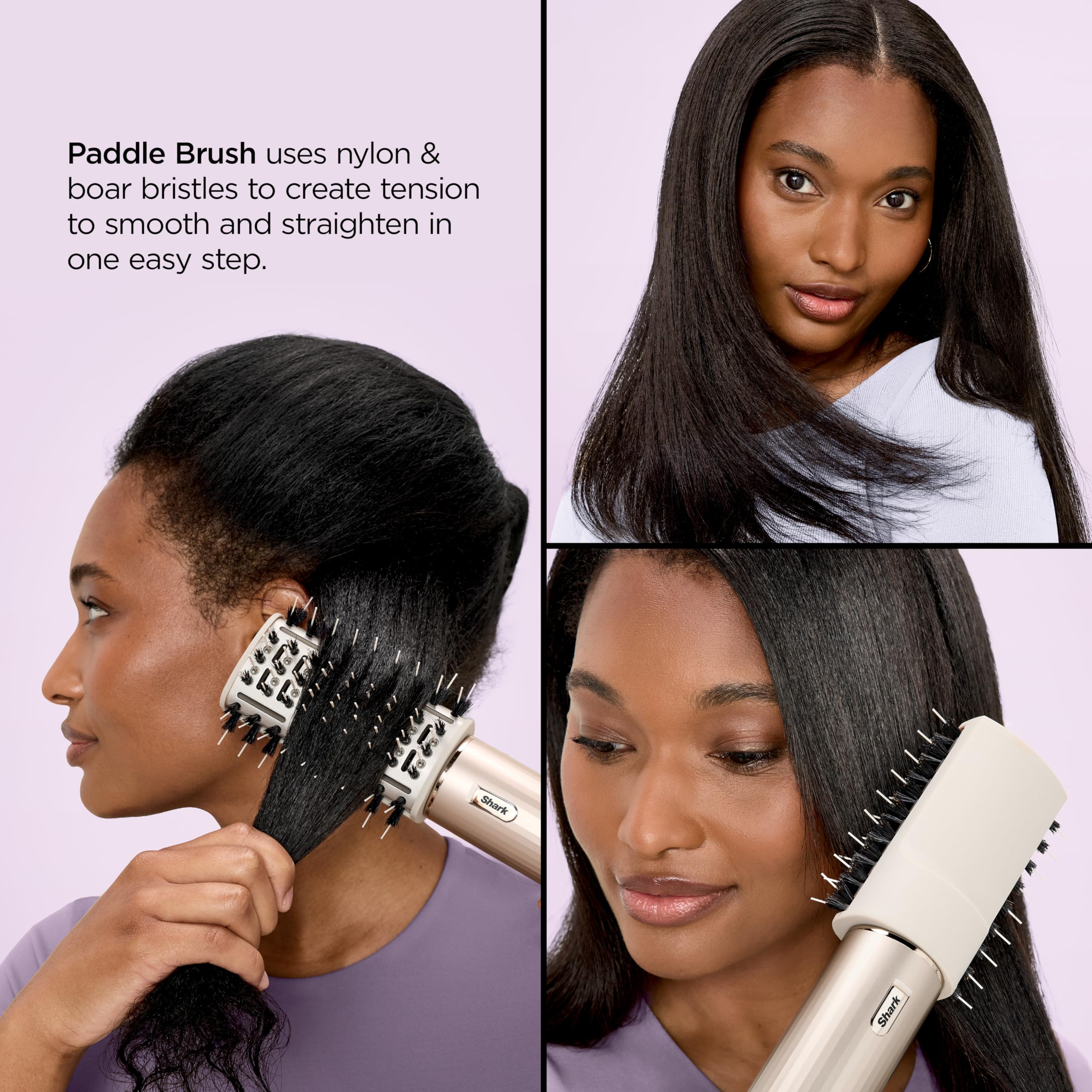 Shark HD430 FlexStyle Air Styling & Drying System, Powerful Hair Dryer Brush & Multi-Styler with Auto-Wrap Curlers, Paddle Brush, Oval Brush, Concentrator Attachment, Stone