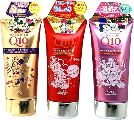 Amazon Co Jp 限定品 18ディズニーデザイン コエンリッチq10 薬用ホワイトニング ハンドクリーム 80g 3本セット ビューティー