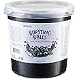 Blueberry Boba Pearls Blueberry Popping Boba Bursting Boba Blueberry Bubble Tapioca Pearls For Bubble Tea (Blueberry, 7 LB 1 Pack)