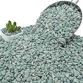 NUPICK 6lb Green Zeolite for Plants, 3/8" Gravel for Cactus | Natural Succulent Potting Soil Amendments, Decorative Bonsai Gritty Rock, Pebbles Pumice for Vase Fillers, Top Dressing