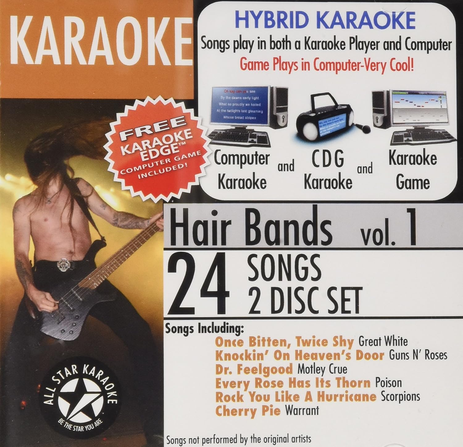 Hair Bands With Karaoke Edge Karaoke Amazon.de Musik