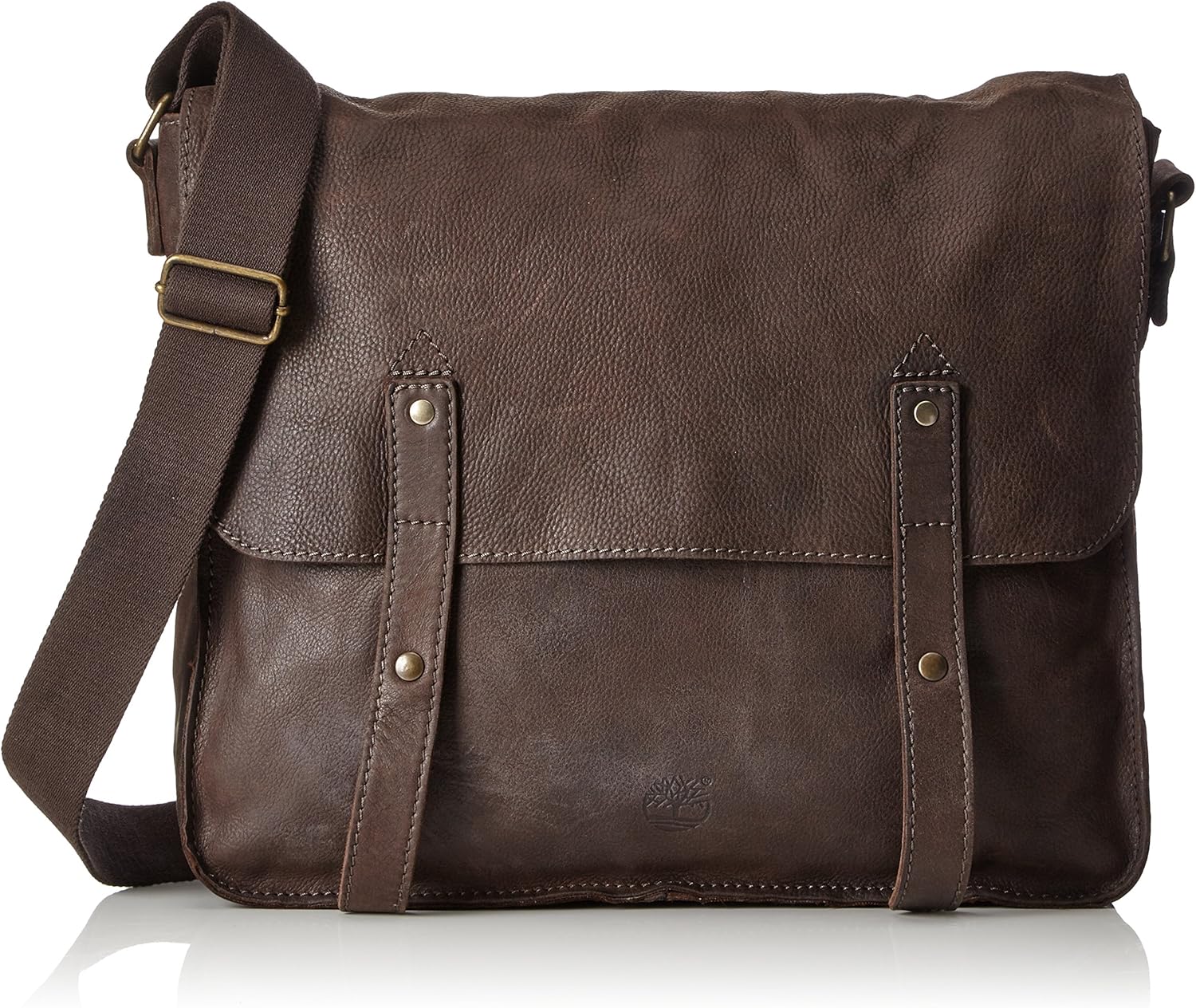 timberland leather messenger bag
