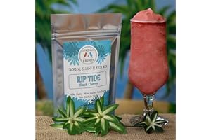 2 FRIENDS & A BLENDER Black Cherry Frozen Slushy Cocktail Mix - Vodka, Rum, Wine, Tequila, Non-Alcoholic