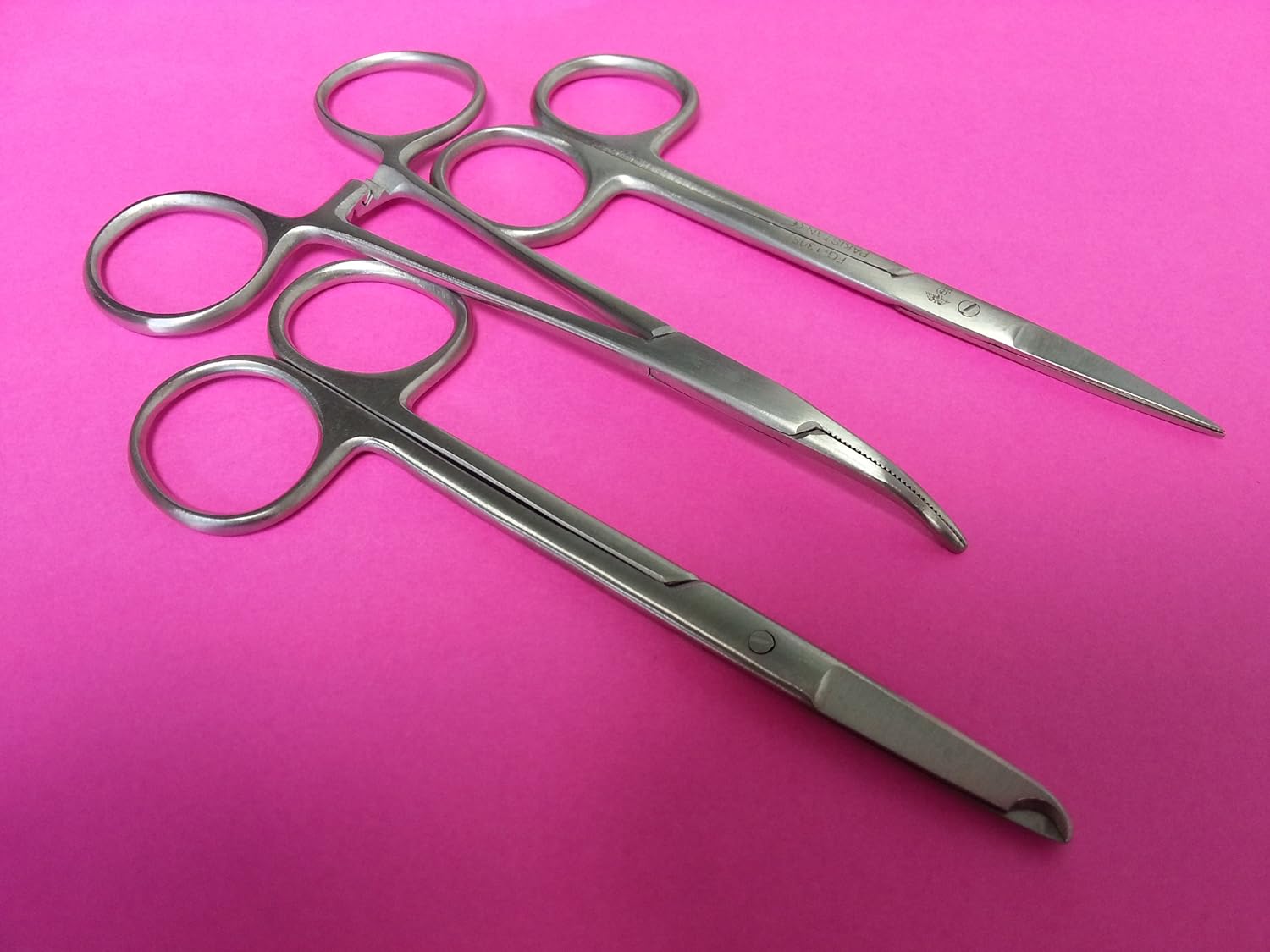 KJ BRAND 3 PCS Premium Grade IRIS Scissors+Suture Stitch