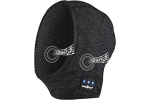 MUSICOZY Balaclava Ski Mask with Bluetooth 5.4 Headphones, Winter Thermal Face Mask, Windproof Neck Warmer for Outdoor Sports