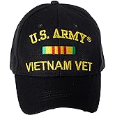 Artisan Owl Officially Licensed Vietnam Veteran Embroidered Adjustable Baseball Cap - US Navy, US Air Force, Army