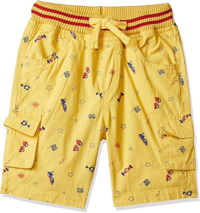 Buy Pantaloons Baby Baby Boy's Cotton Shorts (110049184_Yellow_36