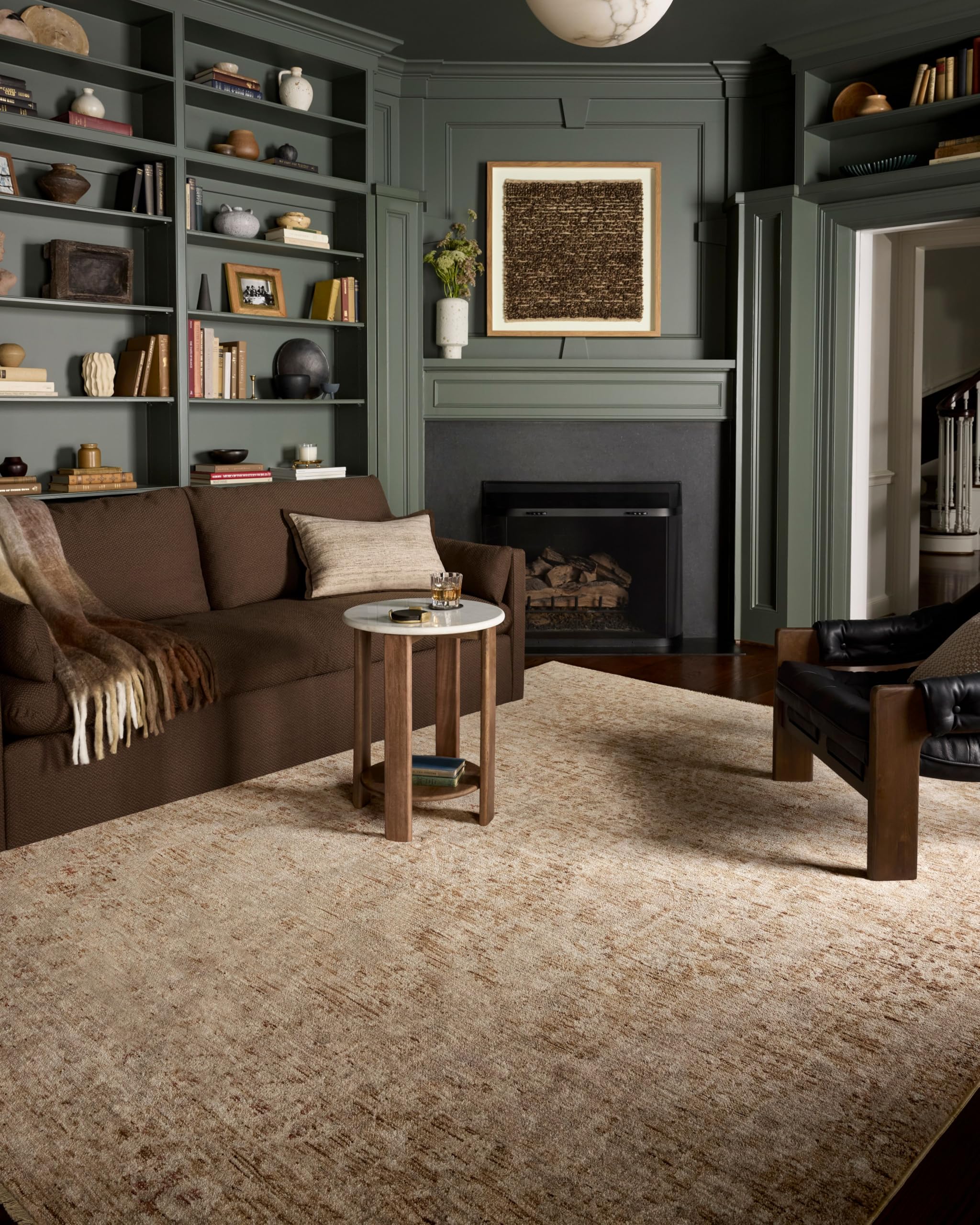 Photo 1 of *****REFERENCE PICTUER CIRCULAR RUG***Loloi Newman Collection NEW-02 Wheat/Natural 7'-10" x 7'-10" Round .37" Pile Height, Area Rug, Soft, Durable, Non-Shedding, Easy Clean, Rug for Living Room