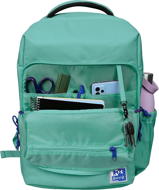 B-Ready, Mochila Escolar Unisex, 28L, 42m, Bolsillo Acolchado para Portátil, Poliéster Reciclado RPET, Color Ice Mint