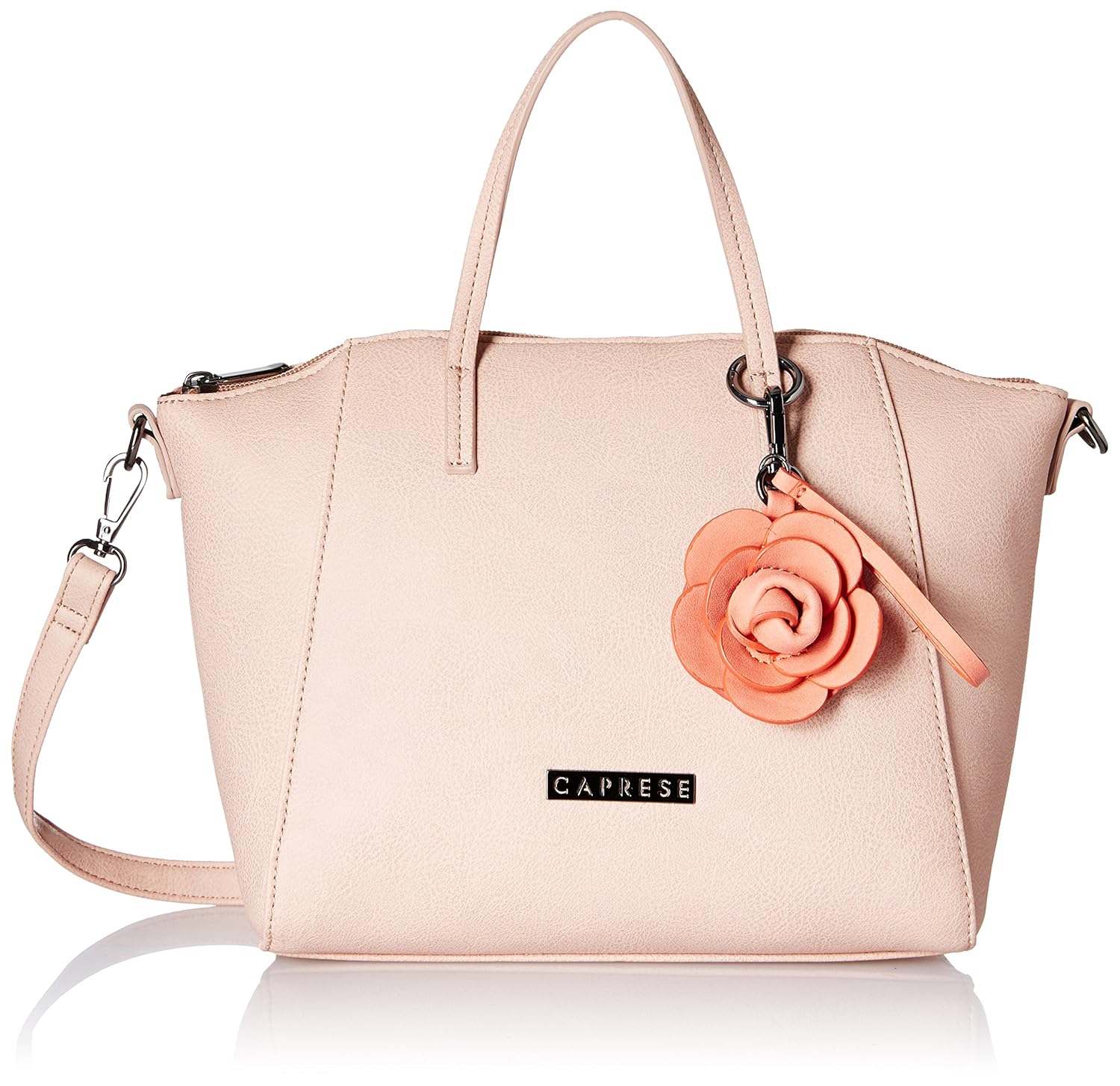 caprese kate women's satchel (peach)