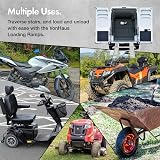 VonHaus Loading Ramp 2 Pack Heavy Duty Folding Slope 400kg 168x25x8cm view 7