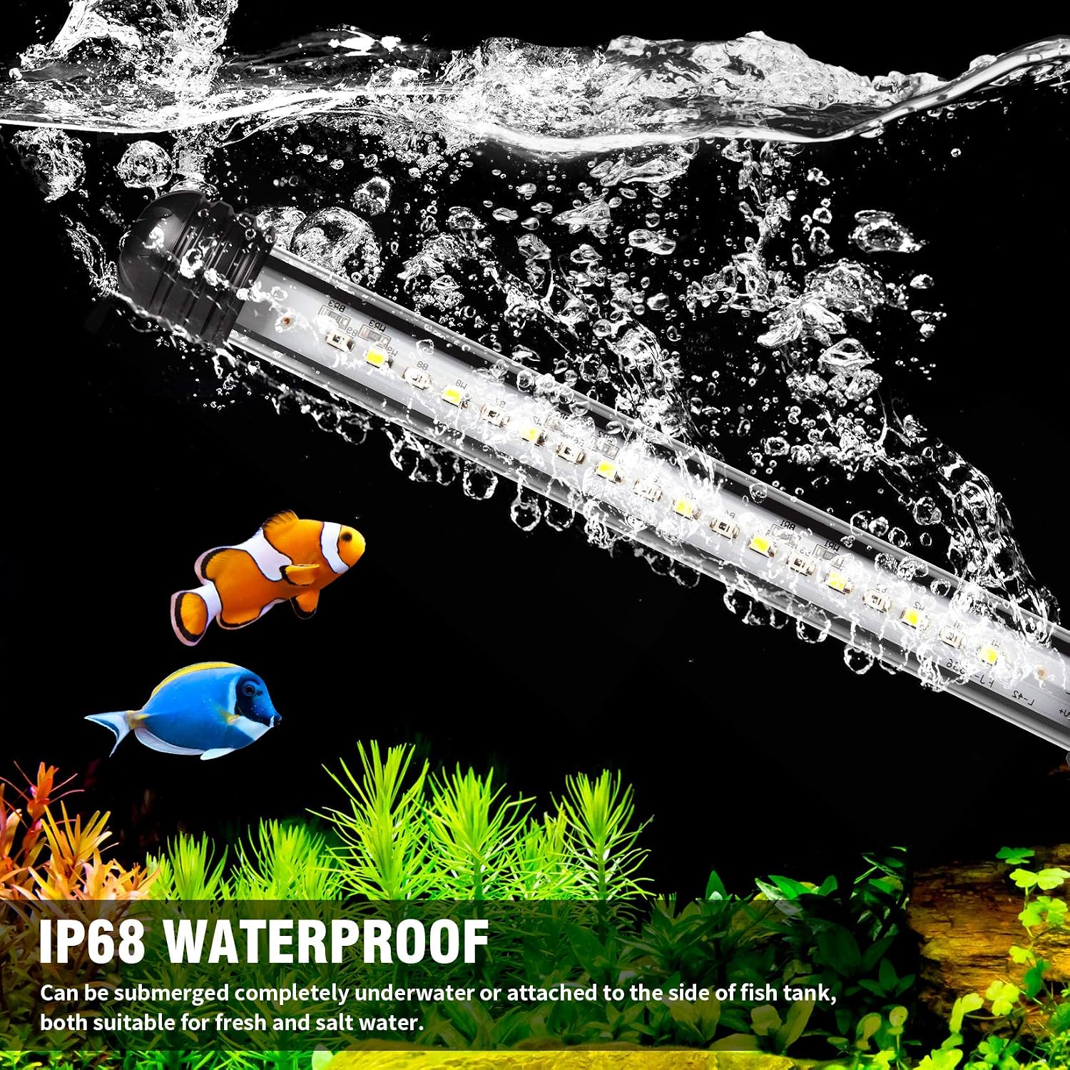 IREENUO Aquarium Light, Submersible Fish Tank Light with Auto Off Timer - Image 5
