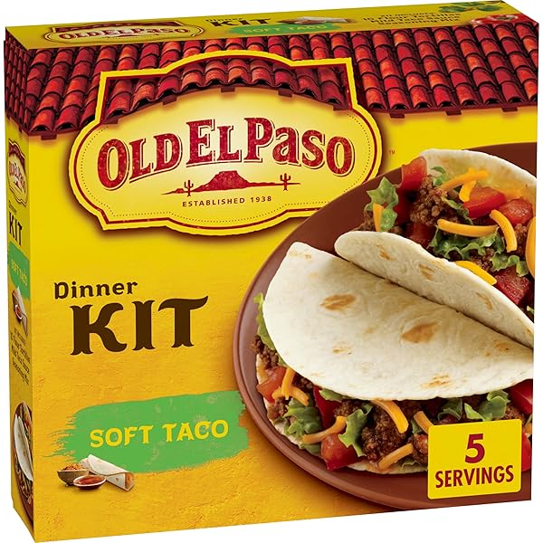 OLD EL PASO SOFT TACO DINNER KIT WITH...