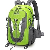 Komofa Hiking Backpack 30L Lightweight Travel Daypack Small Day Pack for Men Women Outdoor Camping Backpacking, Green