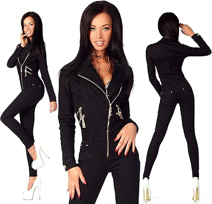 ladies long sleeve jumpsuits uk