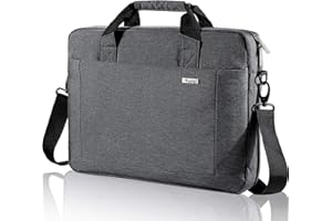 Voova Laptop Bag Case 16 15.6 15 Inch Laptop Briefcase,Expandable Computer Shoulder Messenger Bag Waterproof Carrying Case wi