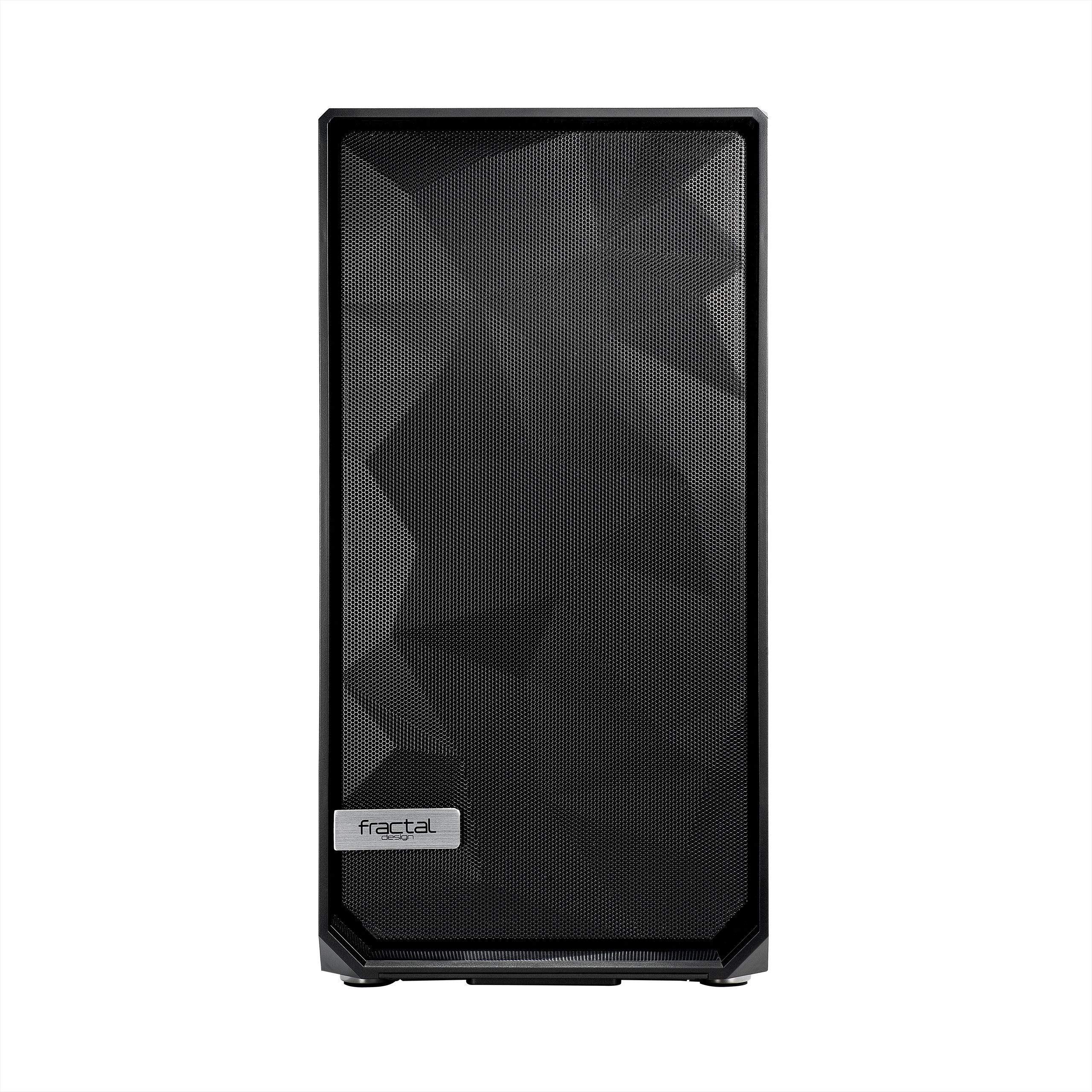 Fractal Design Meshify S2- Mid Tower Computer Case- Airflow/Performance- 3X Silent Fans and Nexus Hub Included- PSU Shroud- Modular Interior- Water-Cooling Ready- USB Type C- Black Tempered Glass