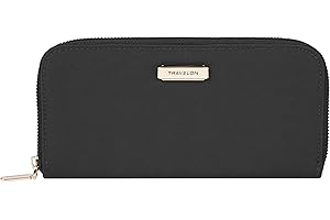 Travelon RFID Blocking Single Zip Wallet