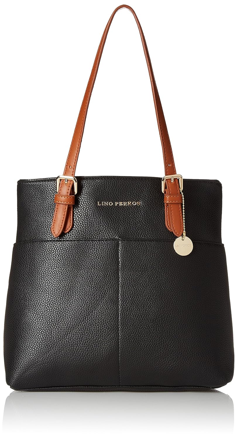 lino perros women's handbag (black)